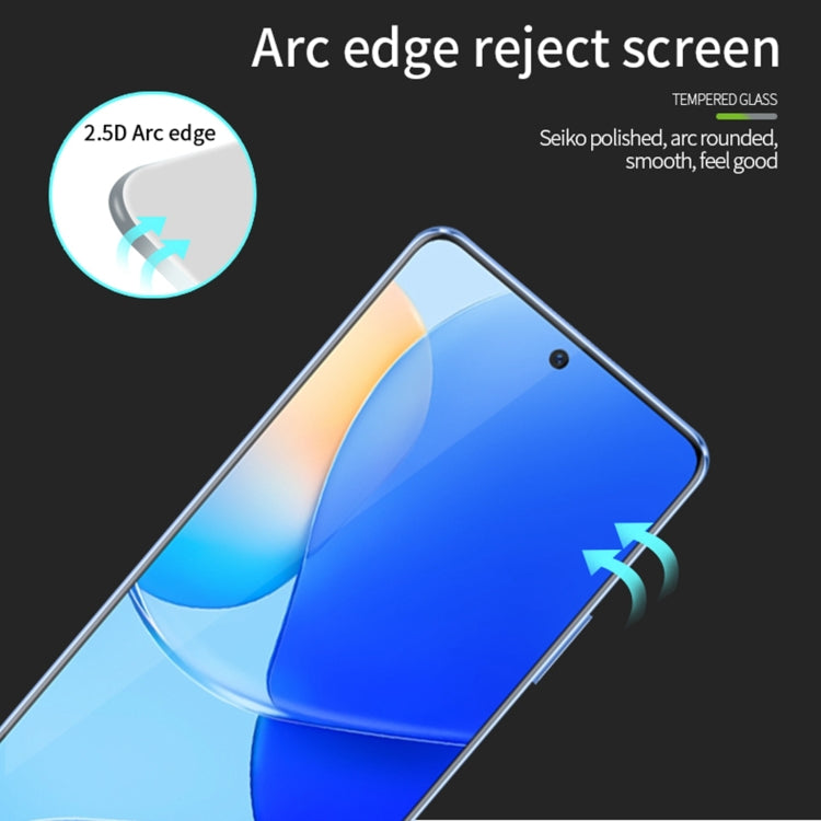 For Huawei Nova Y90 MOFI 9H 2.5D Full Screen Tempered Glass Film(Black) - Huawei Tempered Glass by MOFI | Online Shopping South Africa | PMC TechLife | Buy Now Pay Later Mobicred