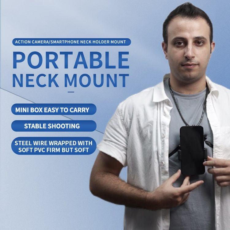 Standard Collar Lazy Adjustable Neck Bracket for GoPro Action Camera Smartphones - Holder by PMC TechLife | Online Shopping South Africa | PMC TechLife | Buy Now Pay Later Mobicred
