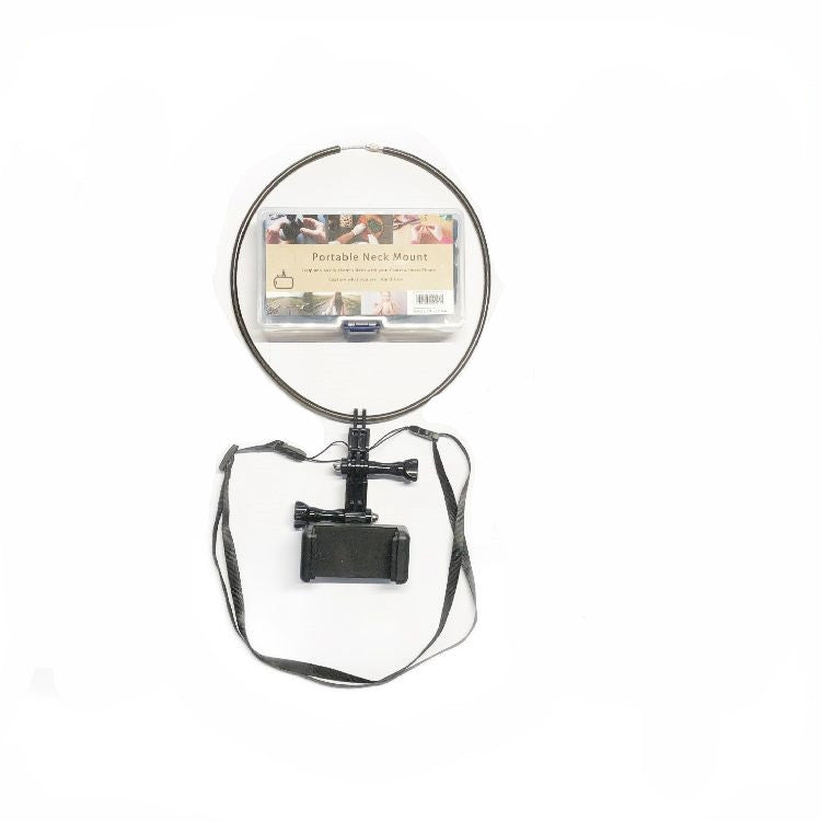 Standard Collar Lazy Adjustable Neck Bracket for GoPro Action Camera Smartphones - Holder by PMC TechLife | Online Shopping South Africa | PMC TechLife | Buy Now Pay Later Mobicred