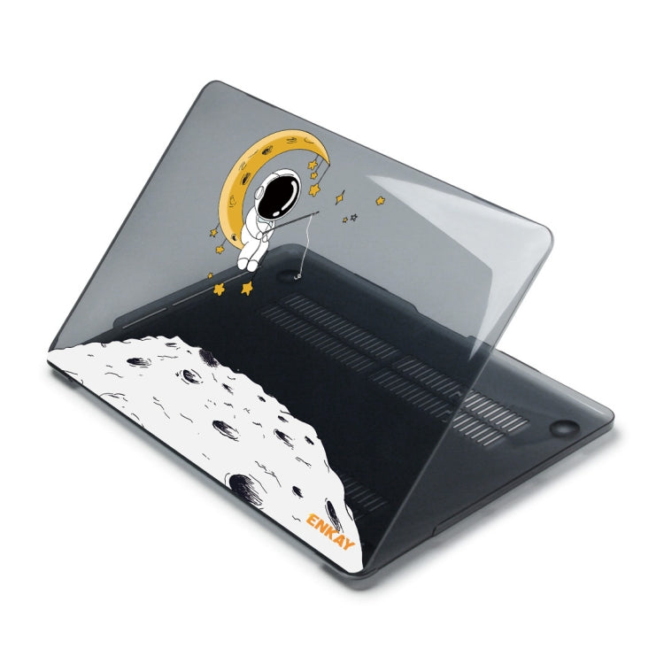 For MacBook Pro 14.2 A2442/A2779 2023 ENKAY Hat-Prince 3 in 1 Spaceman Pattern Laotop Protective Crystal Case with TPU Keyboard Film / Anti-dust Plugs, Version:US(Spaceman No.3) - free shipping - PMC Jewellery - Order now!