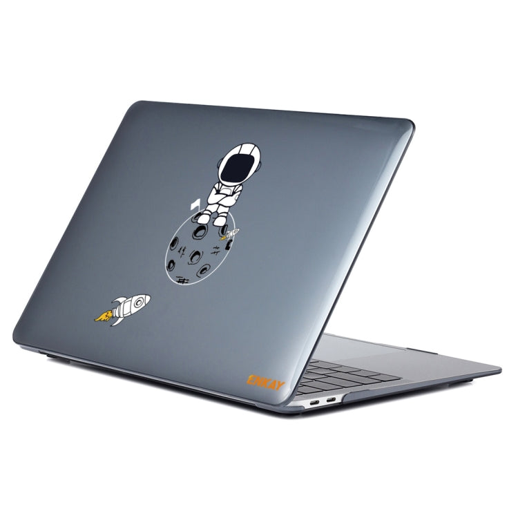For MacBook Pro 14.2 A2442/A2779 2023 ENKAY Hat-Prince 3 in 1 Spaceman Pattern Laotop Protective Crystal Case with TPU Keyboard Film / Anti-dust Plugs, Version:EU(Spaceman No.4) - free shipping - PMC Jewellery - Order now!