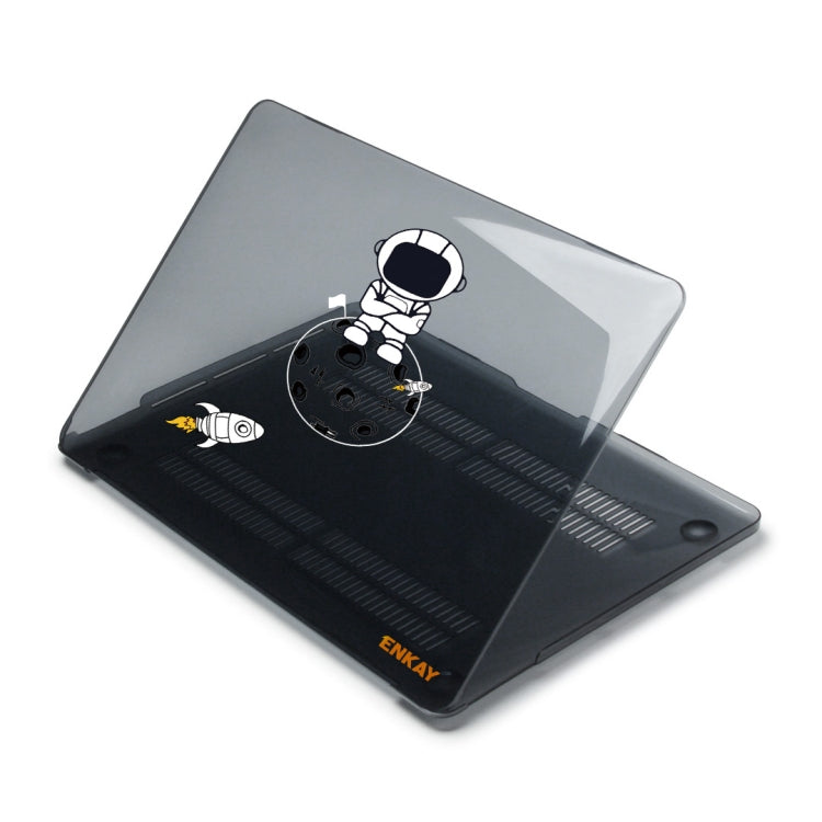 For MacBook Pro 14.2 A2442/A2779 2023 ENKAY Hat-Prince 3 in 1 Spaceman Pattern Laotop Protective Crystal Case with TPU Keyboard Film / Anti-dust Plugs, Version:EU(Spaceman No.4) - free shipping - PMC Jewellery - Order now!