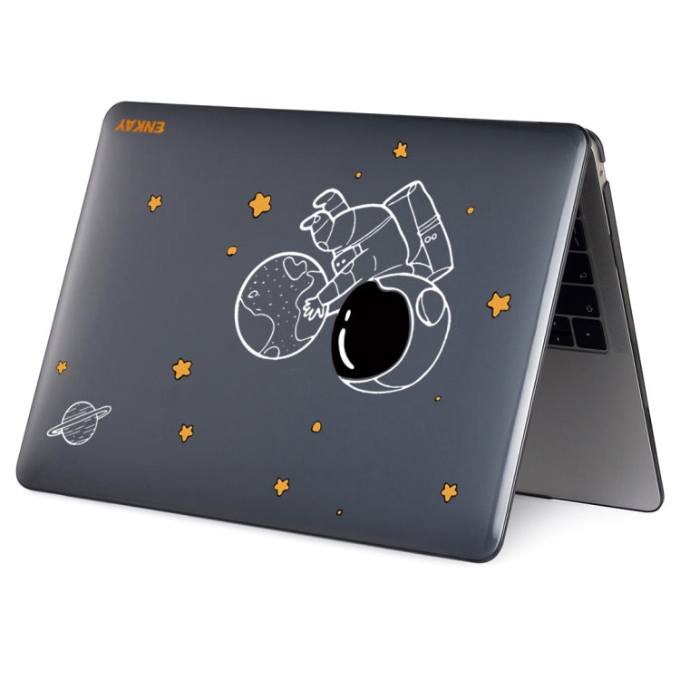 For MacBook Pro 16.2 A2485/A2880 2023 ENKAY Hat-Prince 3 in 1 Spaceman Pattern Laotop Protective Crystal Case with TPU Keyboard Film / Anti-dust Plugs, Version:US(Spaceman No.5) - free shipping - PMC Jewellery - Order now!