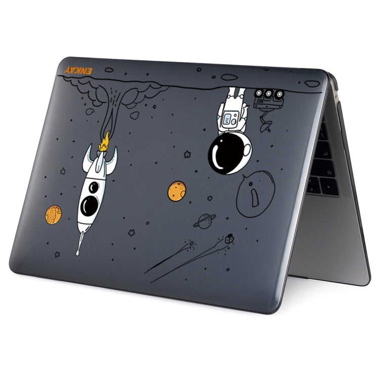 For MacBook Pro 16.2 A2485/A2880 2023 ENKAY Hat-Prince 3 in 1 Spaceman Pattern Laotop Protective Crystal Case with TPU Keyboard Film / Anti-dust Plugs, Version:EU(Spaceman No.1) - free shipping - PMC Jewellery - Order now!