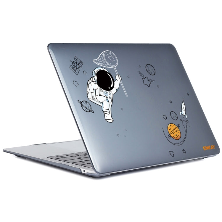 For MacBook Pro 16.2 A2485/A2880 2023 ENKAY Hat-Prince 3 in 1 Spaceman Pattern Laotop Protective Crystal Case with TPU Keyboard Film / Anti-dust Plugs, Version:EU(Spaceman No.2) - free shipping - PMC Jewellery - Order now!