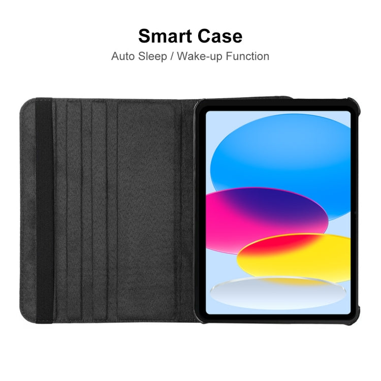 For iPad 2025 / 2022 ENKAY Hat-Prince 360 Degree Rotation Litchi Leather Smart Tablet Case(Dark Purple) - free shipping - PMc TechLife - Order now!