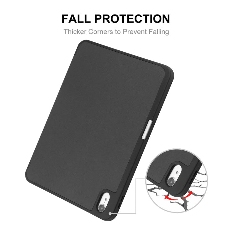 For iPad 2025 / 2022 ENKAY TPU Back Cover Smart Leather Stand Tablet Case with Pen Slot(Purple) - free shipping - PMc TechLife - Order now!