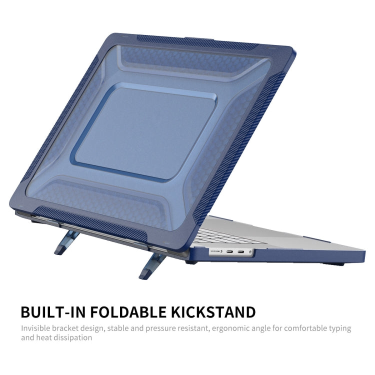For MacBook Pro 14.2 A2442/A2779 2023 ENKAY Hat-Prince 3 in 1 Protective Bracket  Case Cover Hard Shell with TPU Keyboard Film / Anti-dust Plugs, Version:US(Grey) - free shipping - PMC Jewellery - Order now!
