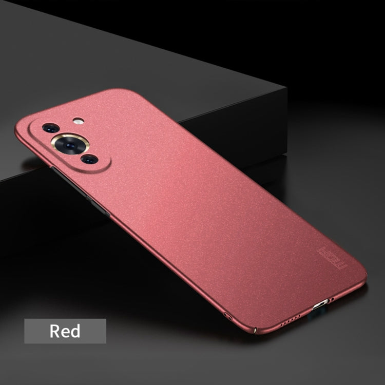 For Huawei Nova 10 MOFI Fandun Series Frosted PC Ultra-thin Phone Case(Red) - Huawei Cases by MOFI | Online Shopping South Africa | PMC TechLife | Buy Now Pay Later Mobicred