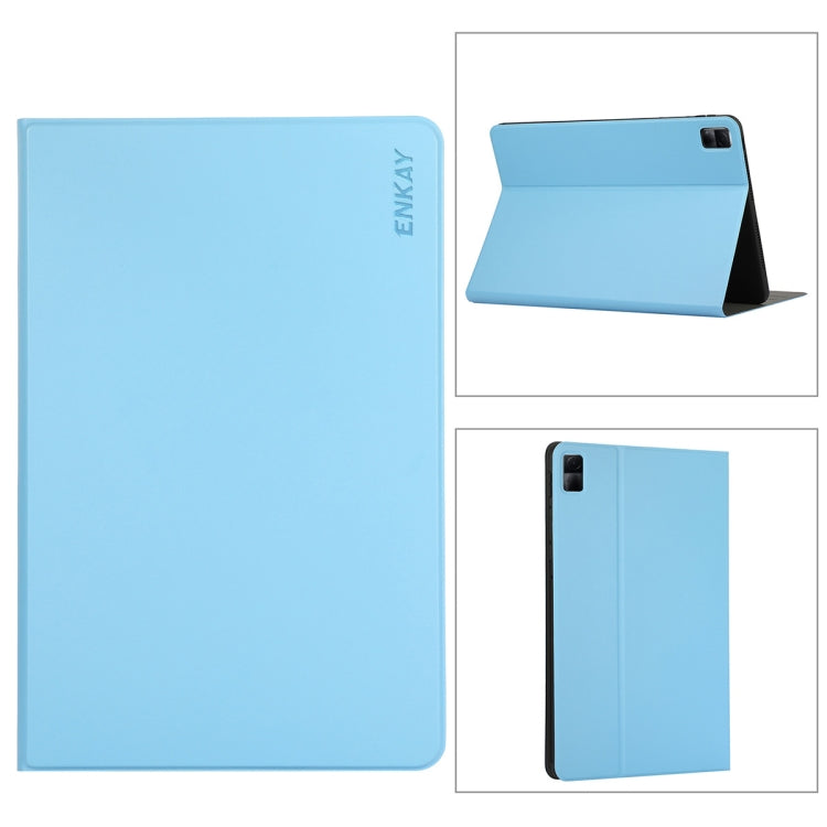 For Xiaomi Redmi Pad 10.61 ENKAY Hat-Prince Auto Sleep and Wake Up PU Leather Stand Case Shockproof Cover(Light Blue) - free shipping - PMc TechLife - Order now!
