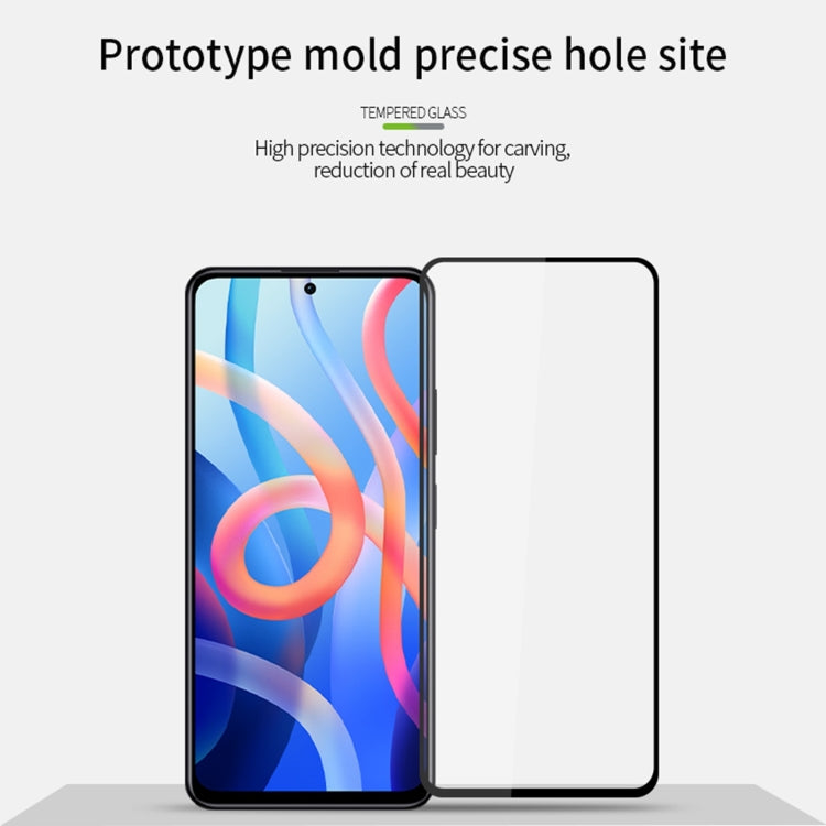 For Xiaomi Redmi Note12 MOFI 9H 2.5D Full Screen Tempered Glass Film(Black) - Note 12 Tempered Glass by MOFI | Online Shopping South Africa | PMC TechLife