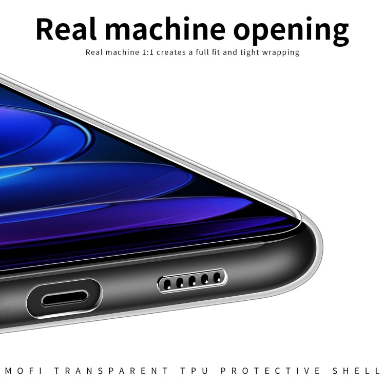 For Xiaomi Redmi Note 12 Pro+ China MOFI Ming Series Ultra-thin TPU Phone Case(Transparent) - Note 12 Pro+ Cases by MOFI | Online Shopping South Africa | PMC TechLife