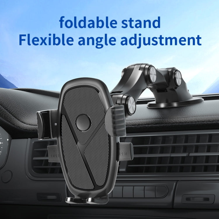 XZ3+JZ3 Suction Cup Type Car Holder Fixed Shockproof Mobile Phone Stand GPS Navigation Holder - free shipping - PMC Jewellery - Order now!