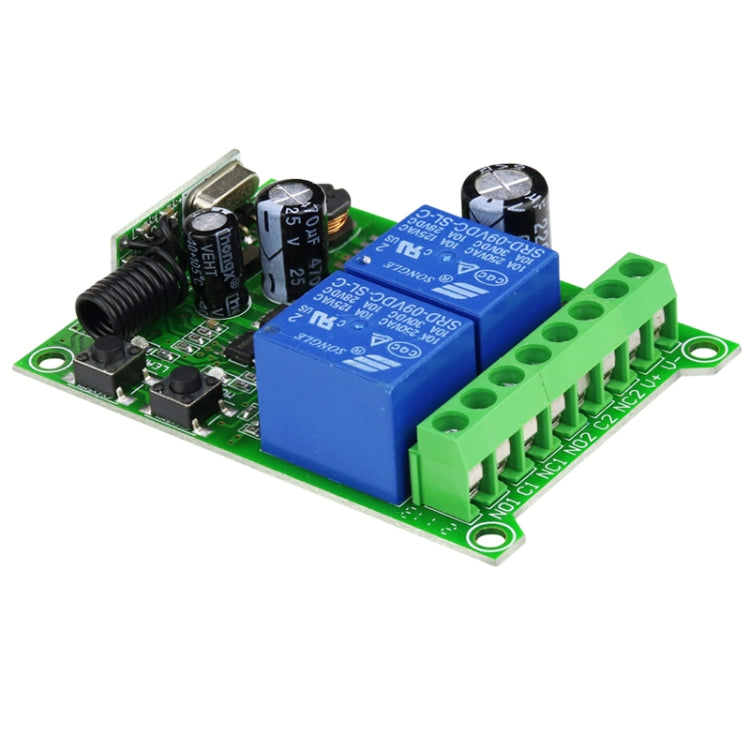 DC 12V 24V 48V Universal Electric Door RF Wireless Remote Control Relay Receiver Set - Smart Switch by PMC TechLife | Online Shopping South Africa | PMC TechLife | Buy Now Pay Later Mobicred