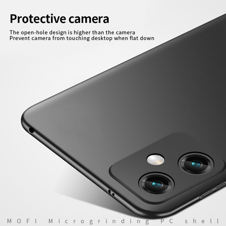 For Xiaomi Redmi Note 12 China MOFI Micro Frosted PC Ultra-thin Hard Case(Black) - Xiaomi Cases by MOFI | Online Shopping South Africa | PMC TechLife | Buy Now Pay Later Mobicred