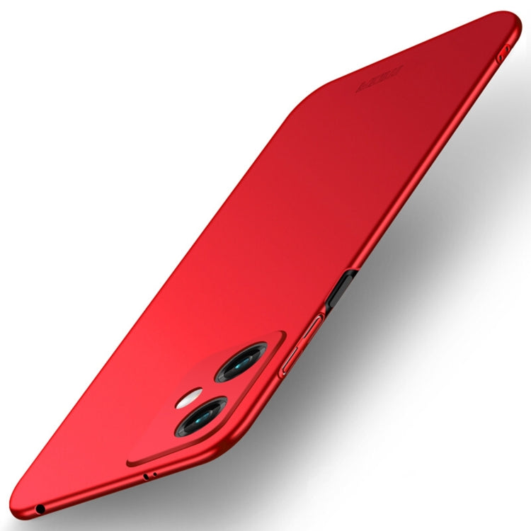 For Xiaomi Redmi Note 12 China MOFI Micro Frosted PC Ultra-thin Hard Case(Red) - Note 12 Cases by MOFI | Online Shopping South Africa | PMC TechLife
