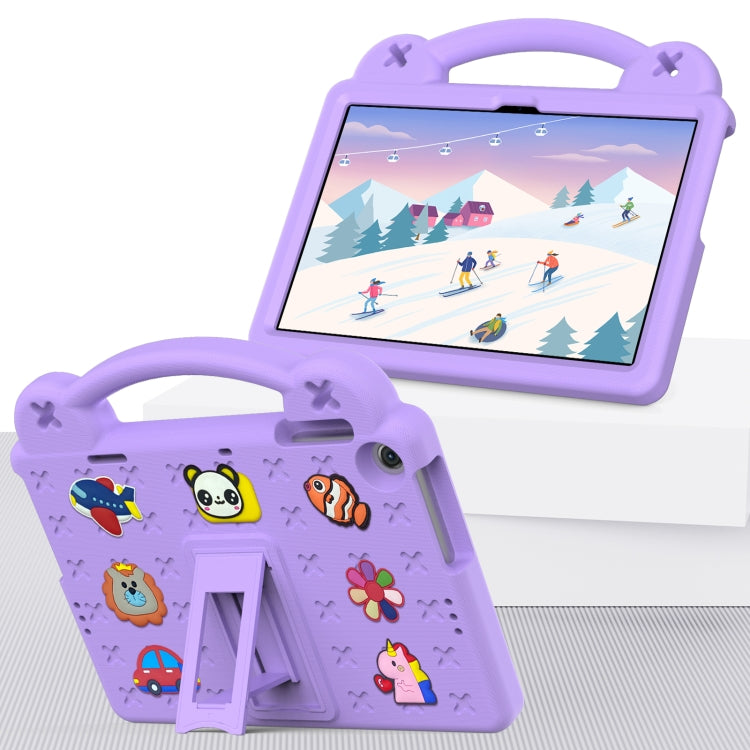 For Lenovo Tab M10 3rd Gen TB328FU / TB328XU 2022 10.1 Handle Kickstand Children EVA Shockproof Tablet Case(Light Purple) - Lenovo by PMC TechLife | Online Shopping South Africa | PMC TechLife | Buy Now Pay Later Mobicred