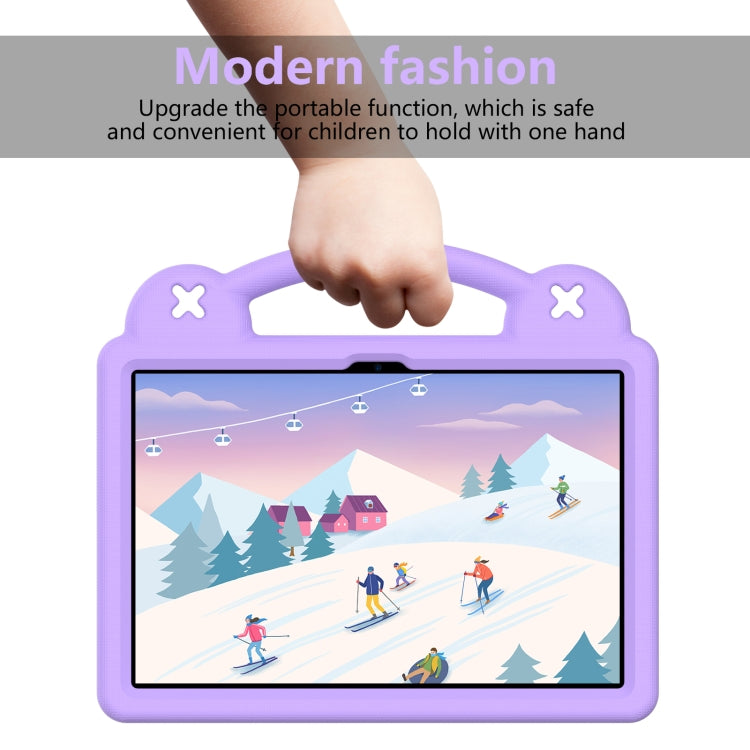 For Lenovo Tab M10 3rd Gen TB328FU / TB328XU 2022 10.1 Handle Kickstand Children EVA Shockproof Tablet Case(Light Purple) - Lenovo by PMC TechLife | Online Shopping South Africa | PMC TechLife | Buy Now Pay Later Mobicred