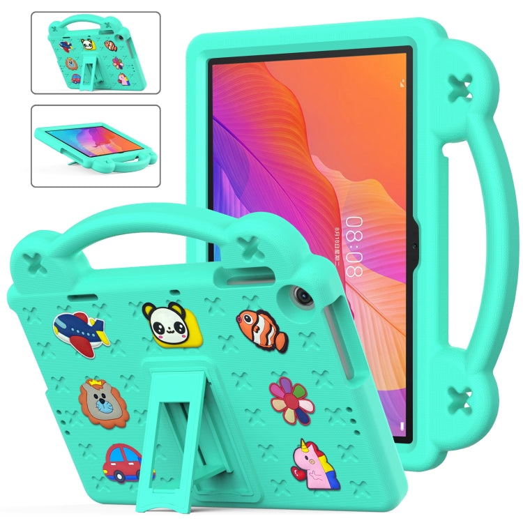 For Huawei Enjoy Tablet 2 10.1 Handle Kickstand Children EVA Shockproof Tablet Case(Mint Green) - Huawei by PMC TechLife | Online Shopping South Africa | PMC TechLife | Buy Now Pay Later Mobicred