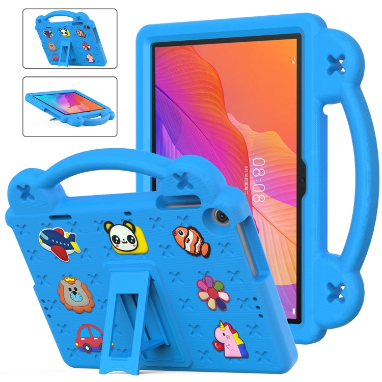 For Huawei Enjoy Tablet 2 10.1 Handle Kickstand Children EVA Shockproof Tablet Case(Sky Blue) - Huawei by PMC TechLife | Online Shopping South Africa | PMC TechLife | Buy Now Pay Later Mobicred