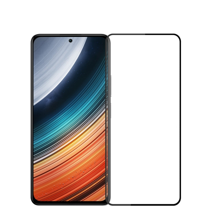 For Xiaomi Redmi K60E MOFI 9H 2.5D Full Screen Tempered Glass Film(Black) -  by MOFI | Online Shopping South Africa | PMC TechLife | Buy Now Pay Later Mobicred