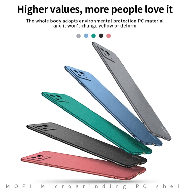 For Xiaomi 13 MOFI Fandun Series Frosted Ultra-thin PC Hard Phone Case(Black) - 13 Pro Cases by MOFI | Online Shopping South Africa | PMC TechLife
