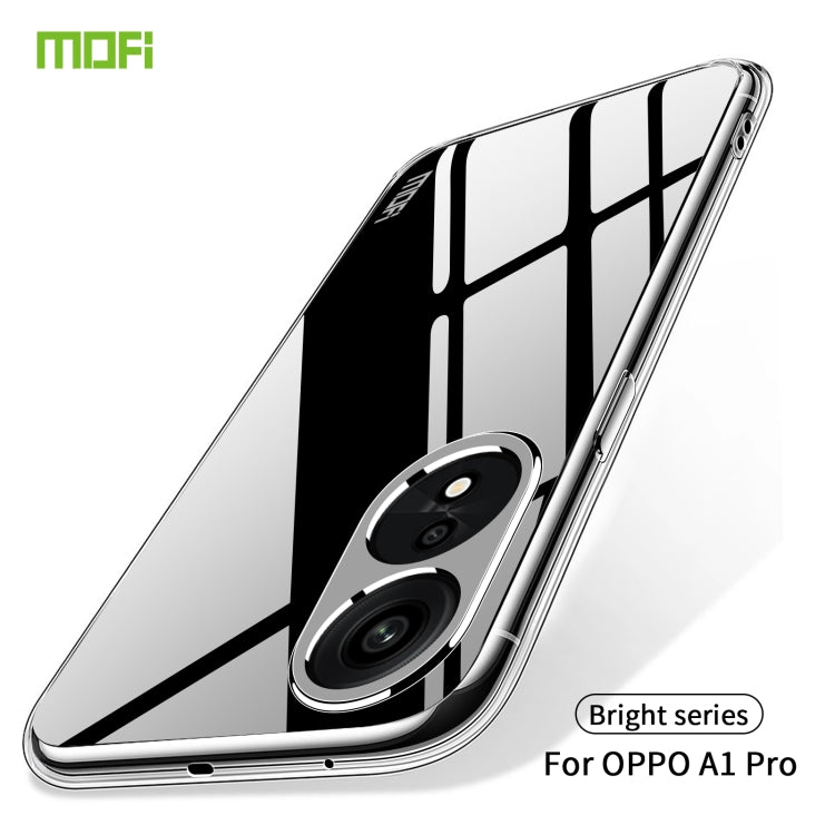 For OPPO A1 Pro MOFI Ming Series Ultra-thin TPU Phone Case(Transparent) - OPPO Cases by MOFI | Online Shopping South Africa | PMC TechLife
