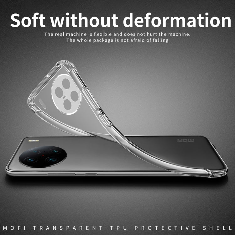 For vivo X90 Pro+ MOFI Ming Series Ultra-thin TPU Phone Case(Transparent) - free shipping - PMC TechLife - Order now!