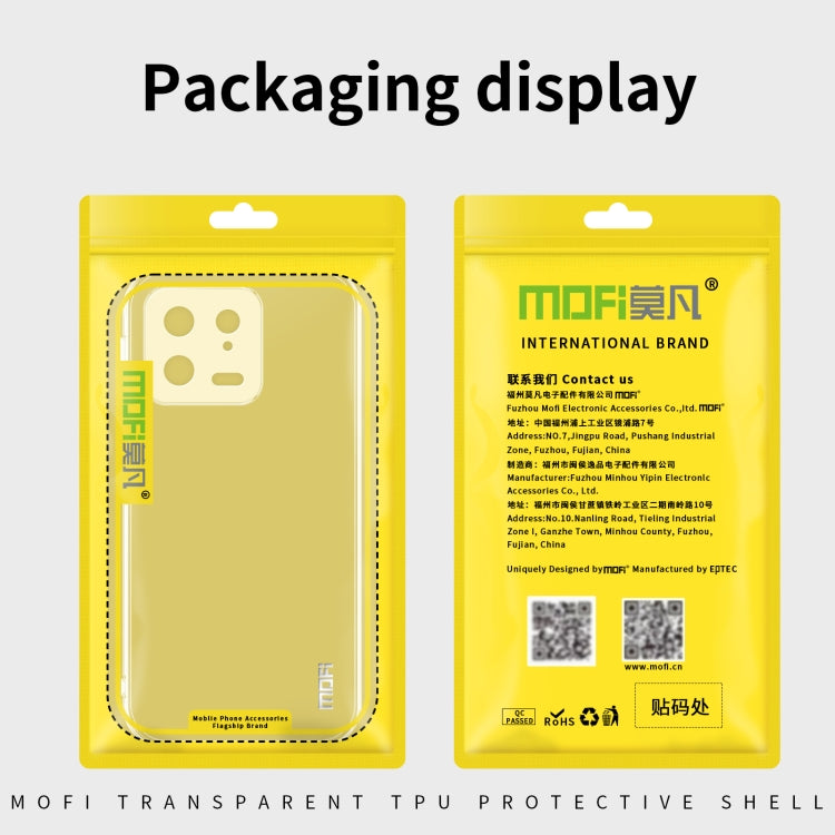 For Motorola Moto G72 MOFI Ming Series Ultra-thin TPU Phone Case(Transparent) - Motorola Cases by MOFI | Online Shopping South Africa | PMC TechLife | Buy Now Pay Later Mobicred
