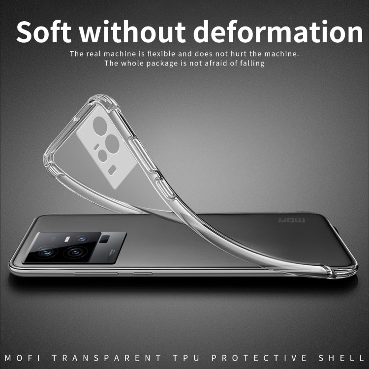 For vivo iQOO11 MOFI Ming Series Ultra-thin TPU Phone Case(Transparent) - vivo Cases by MOFI | Online Shopping South Africa | PMC TechLife