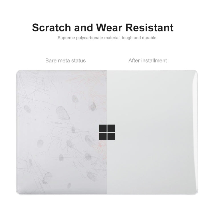 For Microsoft Surface Laptop 3/4/5 13.5 Steel 1868/1951 ENKAY Hat-Prince Shockproof Crystal Hard Case(Black) - free shipping - PMC TechLife - Order now!