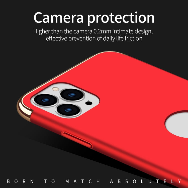 For iPhone 14 Pro MOFI Yatun Series 3 in 1 Stitching PC Phone Case(Gold) - iPhone 14 Pro Cases by MOFI | Online Shopping South Africa | PMC TechLife