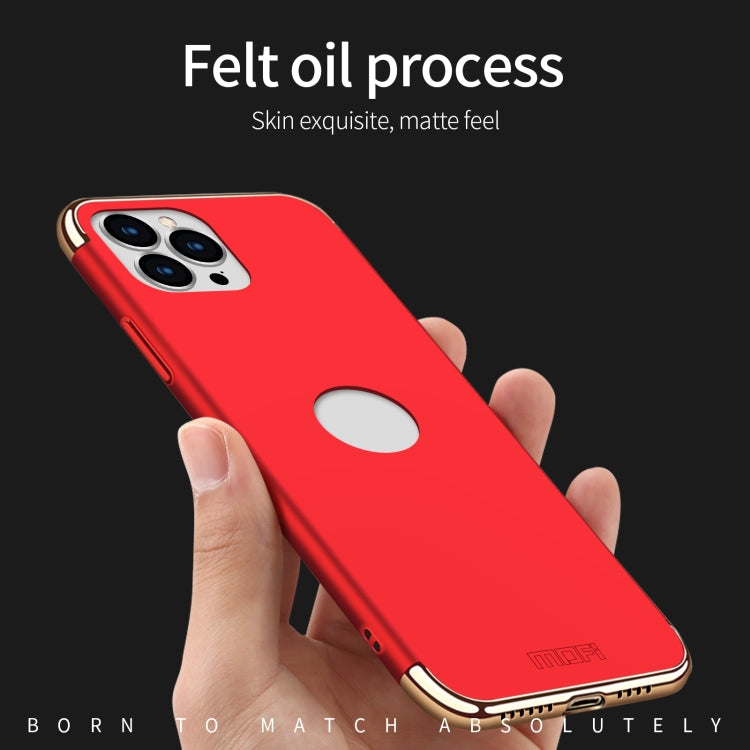 For iPhone 14 Pro MOFI Yatun Series 3 in 1 Stitching PC Phone Case(Blue) - iPhone 14 Pro Cases by MOFI | Online Shopping South Africa | PMC TechLife | Buy Now Pay Later Mobicred