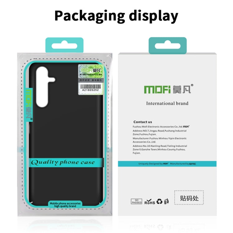 For Samsung Galaxy S24 FE 5G MOFI Frosted PC Ultra-thin Hard Phone Case(Black) - free shipping - PMC Jewellery - Order now!