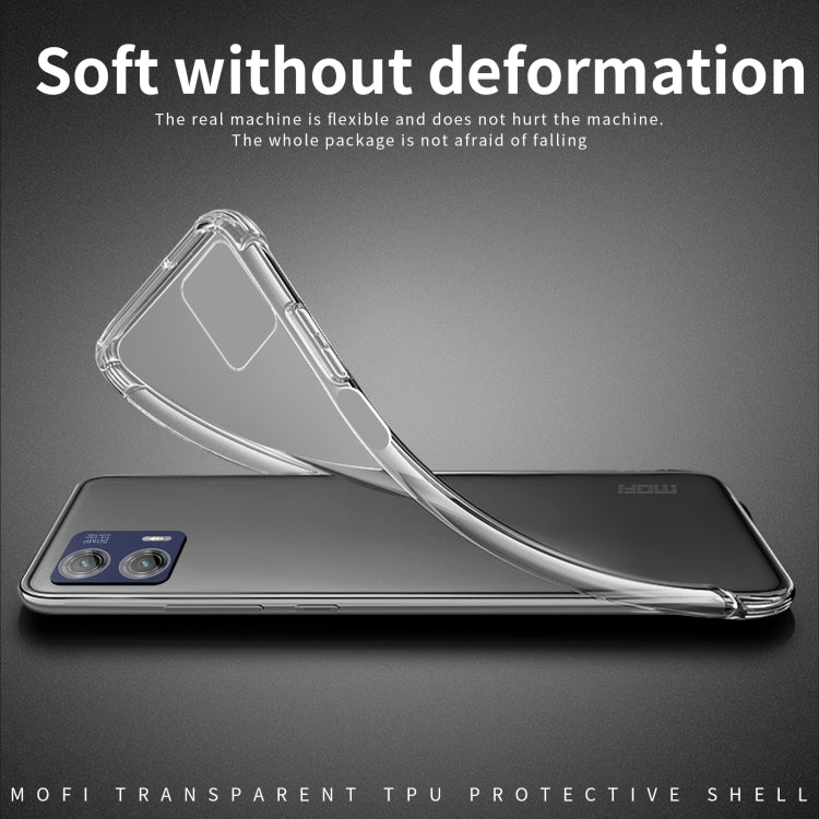 For Motorola Moto G73 MOFI Ming Series Ultra-thin TPU Phone Case(Transparent) - Motorola Cases by MOFI | Online Shopping South Africa | PMC TechLife | Buy Now Pay Later Mobicred