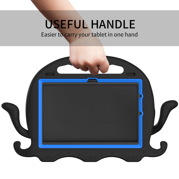 For Amazon Kindle Fire HD10 2021 Octopus Style EVA + PC Tablet Case with Strap(Black) - Amazon by PMC TechLife | Online Shopping South Africa | PMC TechLife | Buy Now Pay Later Mobicred