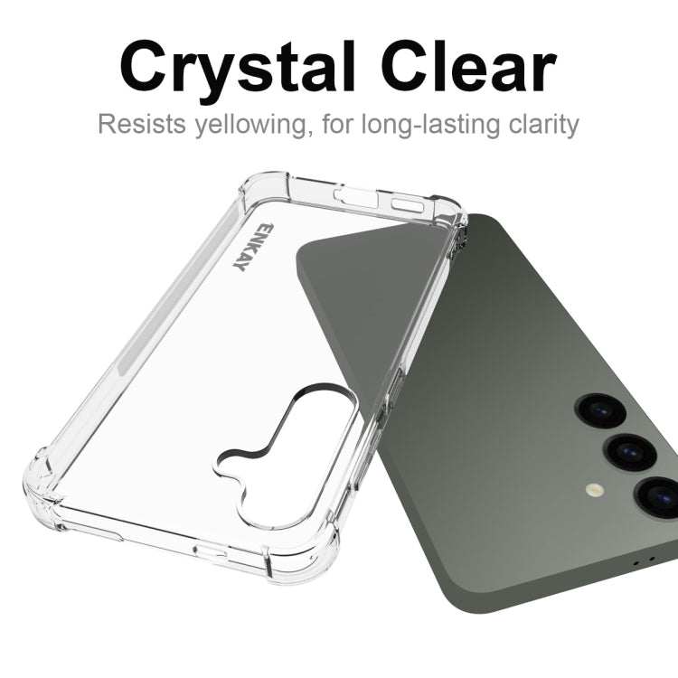 For Samsung Galaxy S24 5G ENKAY Hat-Prince Transparent TPU Shockproof Phone Case - free shipping - PMC Jewellery - Order now!