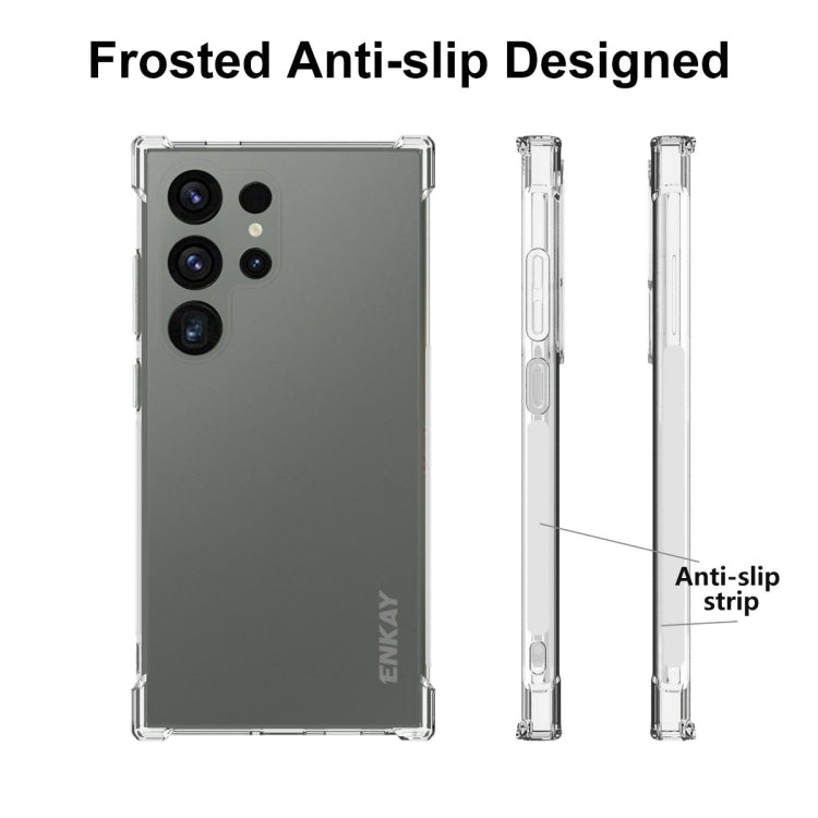 For Samsung Galaxy S24 Ultra 5G ENKAY Hat-Prince Transparent TPU Shockproof Phone Case - free shipping - PMC Jewellery - Order now!