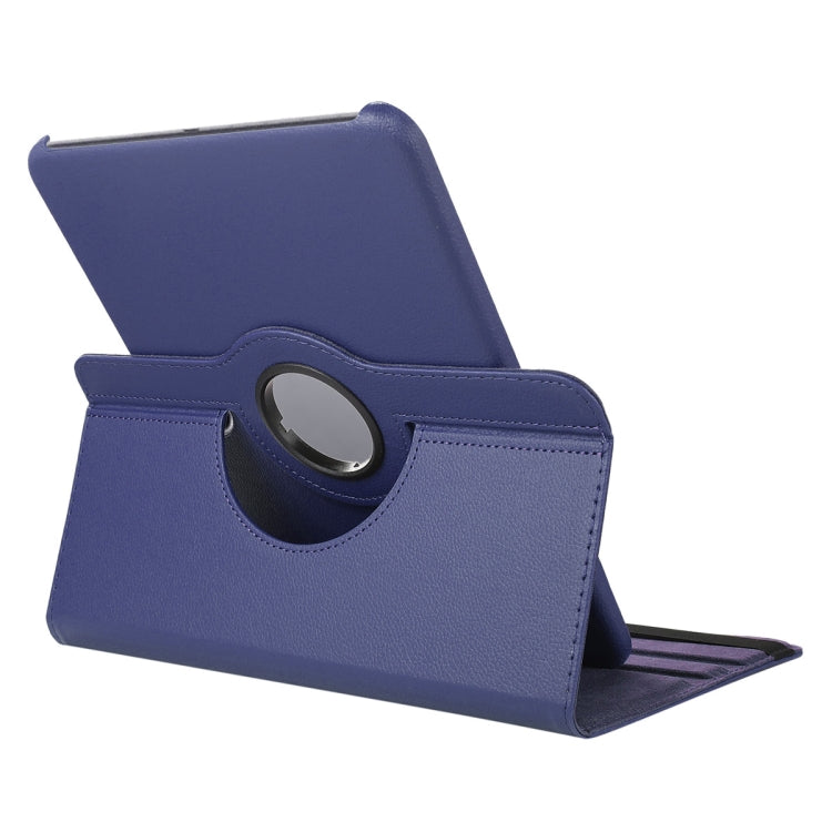 For OnePlus Pad / OPPO Pad 2 ENKAY 360 Degree Rotation Stand Litchi Leather Smart Tablet Case(Dark Blue) - free shipping - PMc TechLife - Order now!