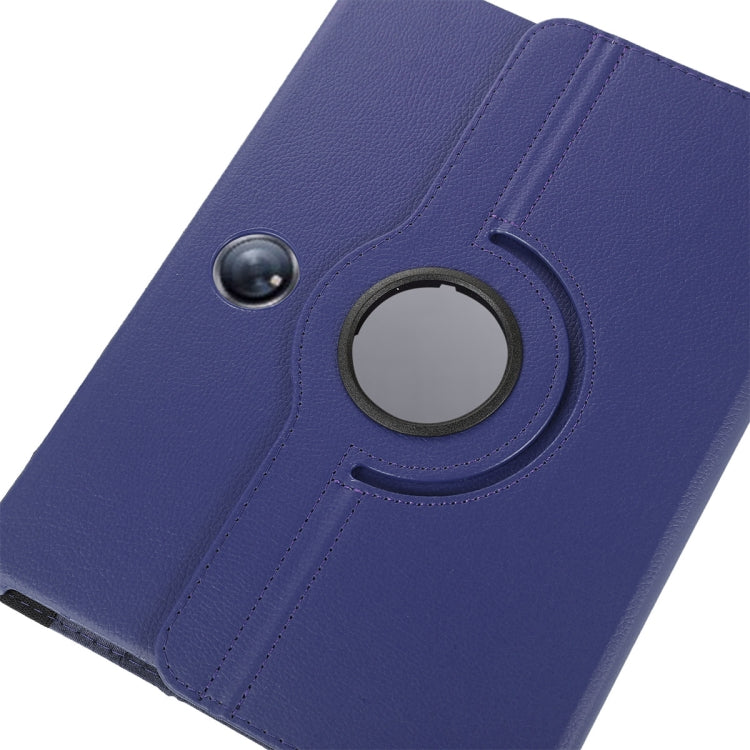 For OnePlus Pad / OPPO Pad 2 ENKAY 360 Degree Rotation Stand Litchi Leather Smart Tablet Case(Dark Blue) - free shipping - PMc TechLife - Order now!