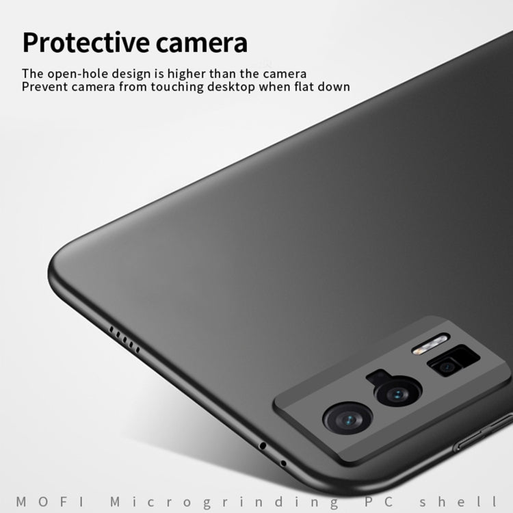 For Xiaomi Redmi K60 / K60 Pro MOFI Frosted Ultra-thin PC Hard Case(Black) - Xiaomi Cases by MOFI | Online Shopping South Africa | PMC TechLife