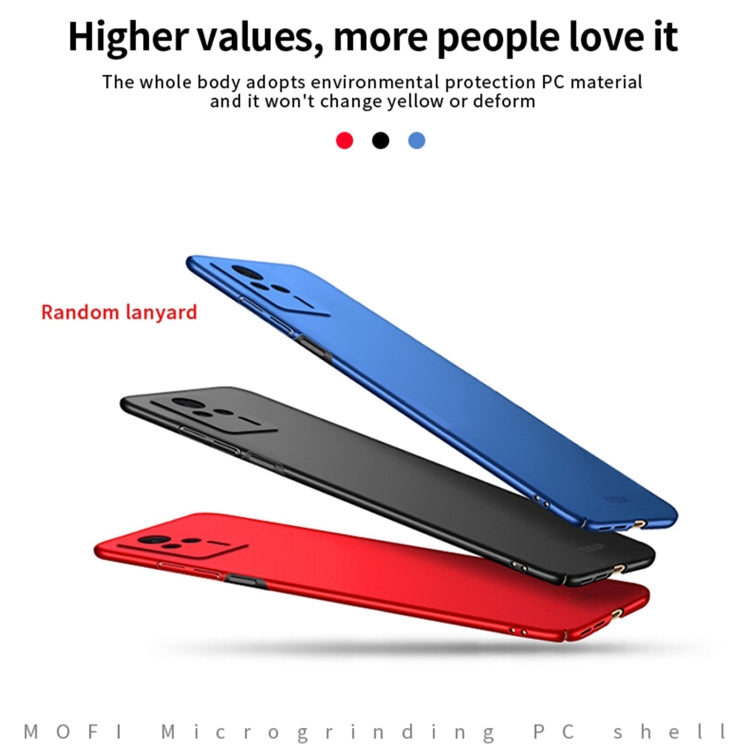 For Xiaomi Redmi K60E MOFI Frosted Ultra-thin PC Hard Case(Blue) - Xiaomi Cases by MOFI | Online Shopping South Africa | PMC TechLife | Buy Now Pay Later Mobicred