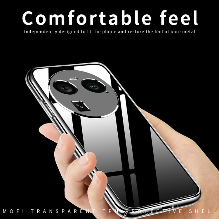 For OPPO Find X6 MOFI Ming Series Ultra-thin TPU Phone Case(Transparent) - OPPO Cases by MOFI | Online Shopping South Africa | PMC TechLife
