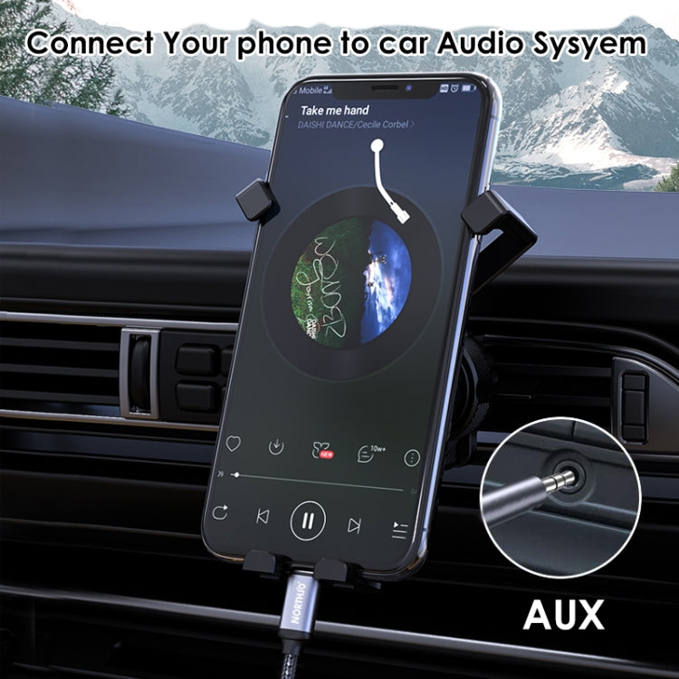 NORTHJO LTM03 8 Pin to 3.5mm Audio AUX Jack Cable, Length:0.5m - Video & Audio Cable by NORTHJO | Online Shopping South Africa | PMC TechLife