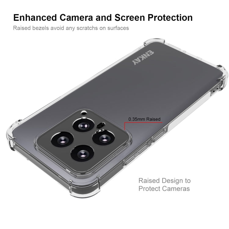 For Xiaomi 14 ENKAY Hat-Prince Transparent TPU Shockproof Phone Case - free shipping - PMC Jewellery - Order now!