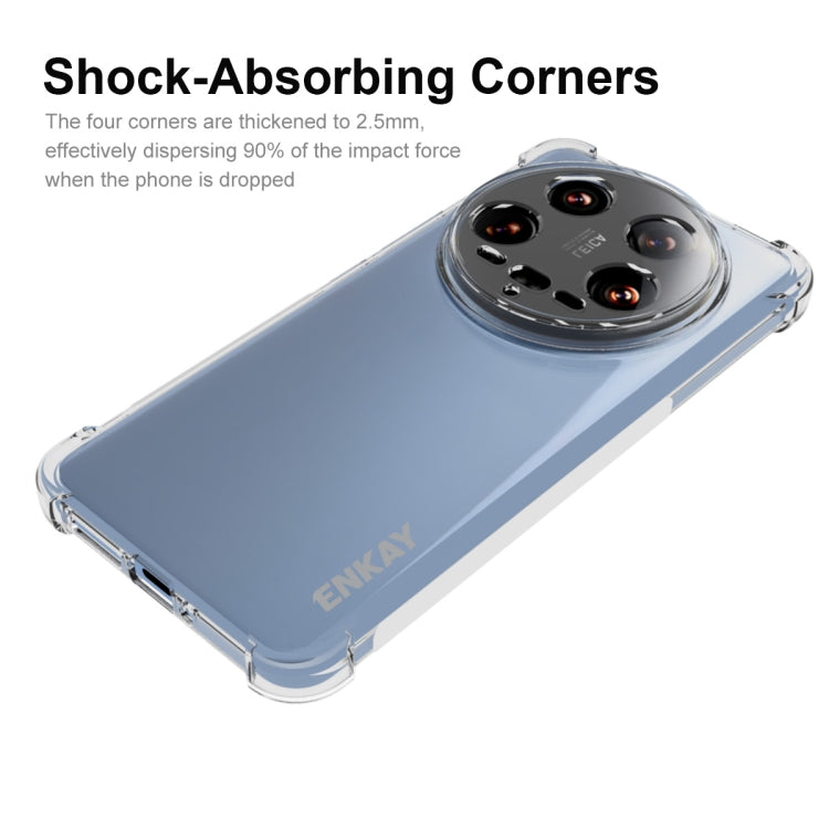 For Xiaomi 14 Ultra ENKAY Hat-Prince Transparent TPU Shockproof Phone Case - free shipping - PMC Jewellery - Order now!