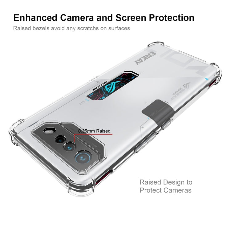 For Asus ROG Phone 7 Ultimate ENKAY Hat-Prince Transparent TPU Shockproof Phone Case - free shipping - PMC TechLife - Order now!