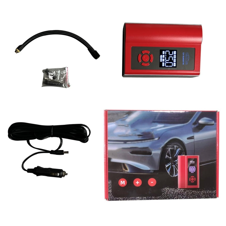 Ai8 Portable Multifunctional LCD Screen Emergency Power Supply 12V Car Start Air Pump(Red) - Inflatable Pump by PMC TechLife | Online Shopping South Africa | PMC TechLife | Buy Now Pay Later Mobicred