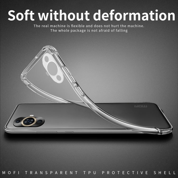 For Huawei nova 11 Pro MOFI Ming Series Transparent Ultra-thin TPU Phone Case - free shipping - PMC TechLife - Order now!