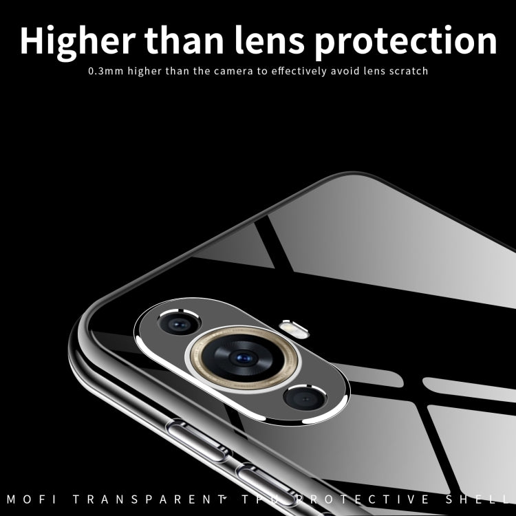 For Huawei nova 11 Pro MOFI Ming Series Transparent Ultra-thin TPU Phone Case - free shipping - PMC TechLife - Order now!